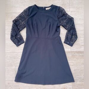 4P LOFT spring dress navy blue